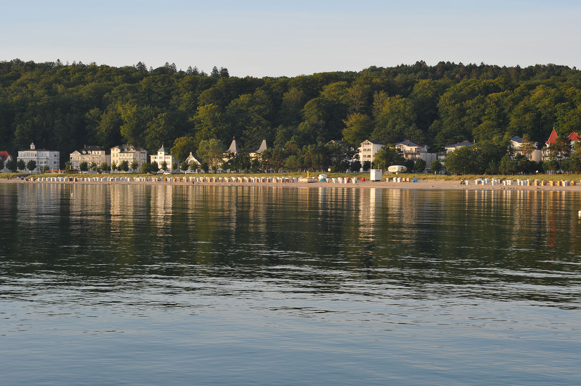 Promenade und Urlaub in Binz